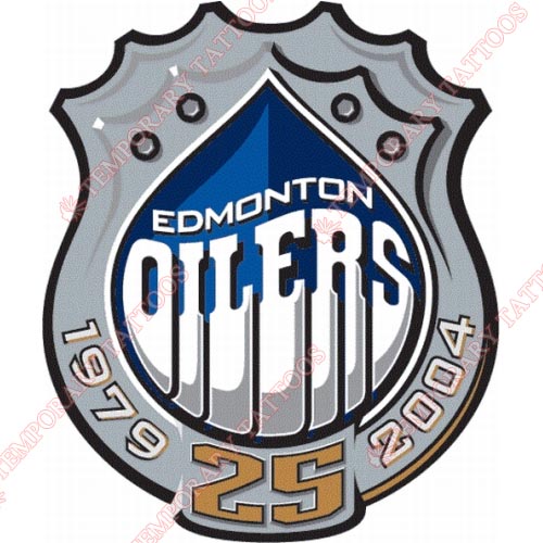 Edmonton Oilers Customize Temporary Tattoos Stickers NO.154